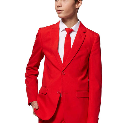 Red Suit Boy Teen OppoSuits