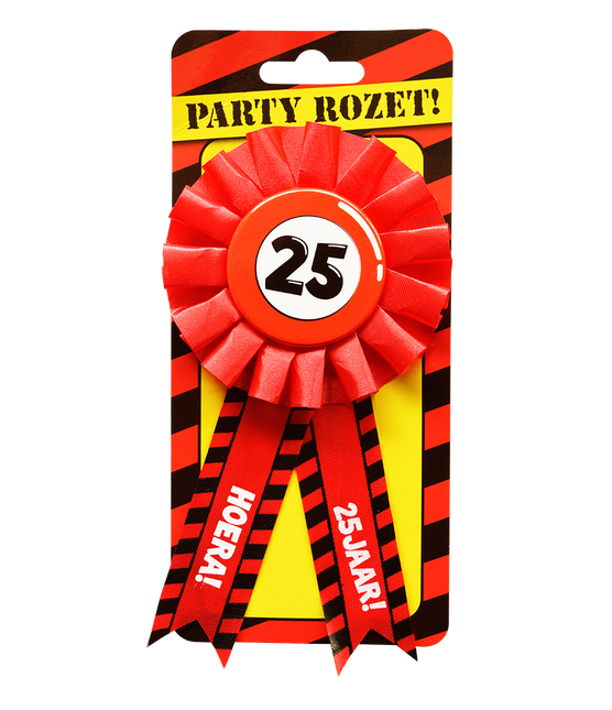 Rosette Hooray 25 Jahre Hooray