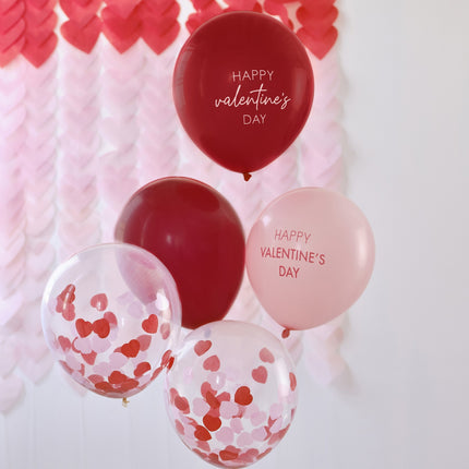 Luftballons Set Happy Valentine'S Day 30cm