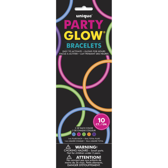 Armbänder Glow In The Dark 10pcs