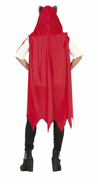 Rotkäppchen Halloween Kostüm Damen Rot