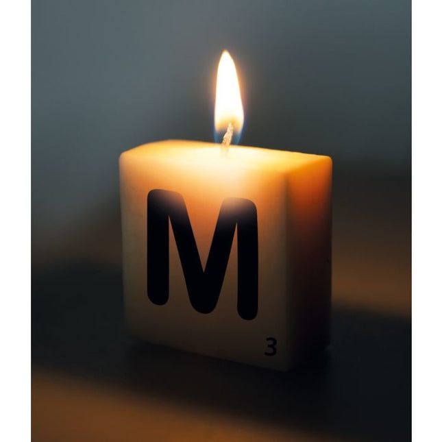 Buchstabe Kerze M 4cm