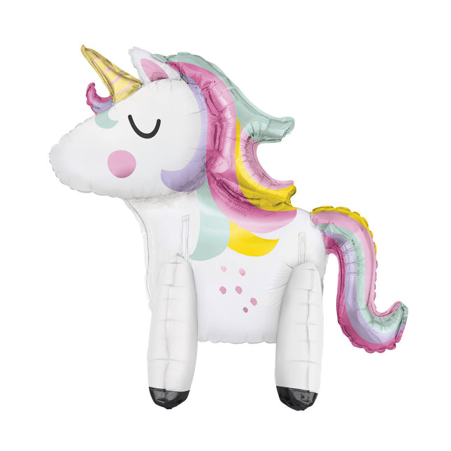 Folienballon Einhorn 76cm leer