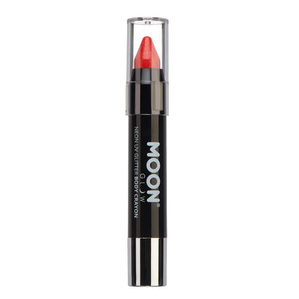 Moon Glow Neon UV Glitter Body Crayons Rot 3.2g