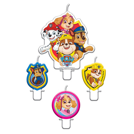 Paw Patrol Kerzen 4 Stk.