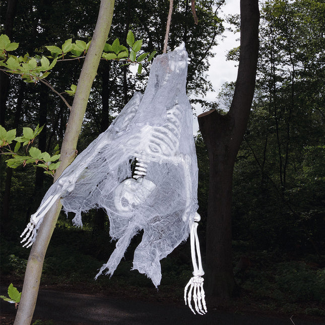 Halloween Skelett Upside Down 140cm