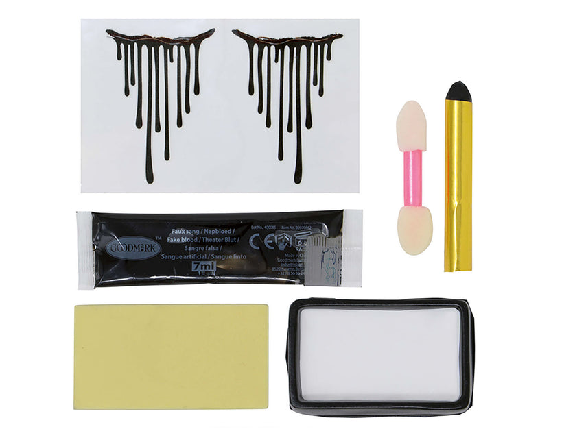 Halloween Make Up Set Blutige Nonne