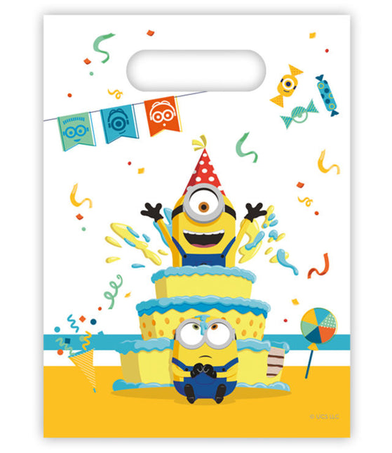 Minions Birthday Sharing Bags 6pcs