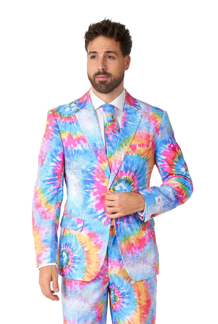 Regenbogen Hippie 60s Anzug Männer OppoSuits