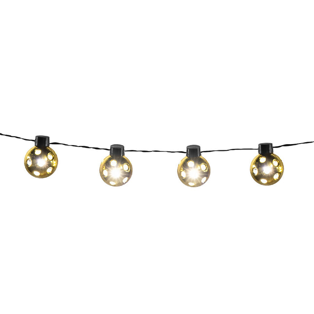 Lichtgirlande LED Gold 1,4m