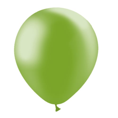 Grüne Luftballons Metallic 30cm 10Stück
