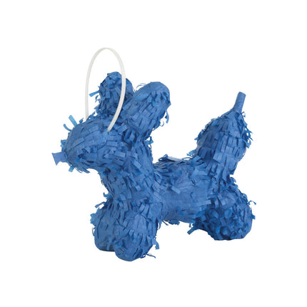 Pinata Hund Blau 21,6cm