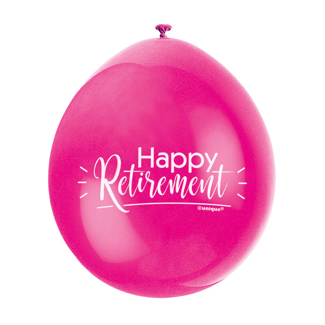 Ballons Happy Retirement 28cm 10Stk