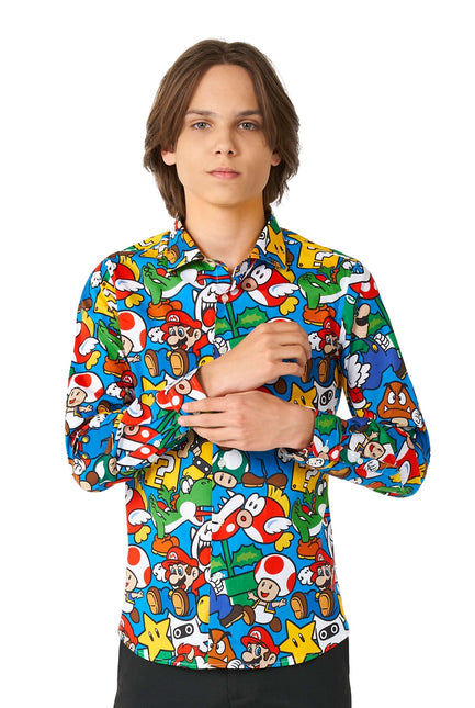 Super Mario Shirt Junge Teen OppoSuits