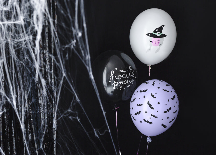 Halloween Ballons Hocus Pocus 30cm 6 Stk.