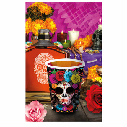 Halloween Becher Totenkopf 240ml