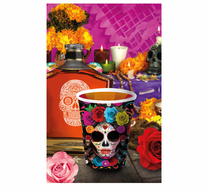 Halloween Becher Totenkopf 240ml