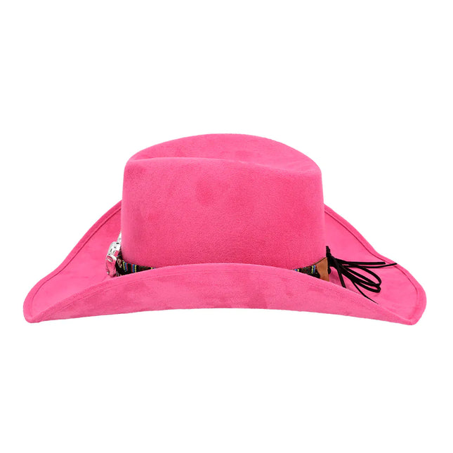 Rosa Cowboyhut Luxe