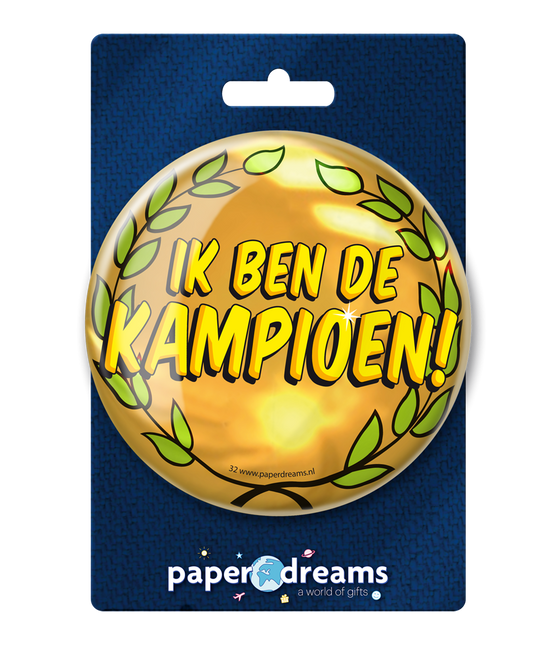 Button I Am The Champion 10,2 cm