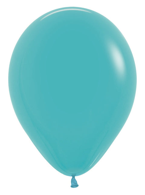 Ballons Karibik Blau 30cm 50Stk