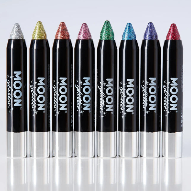 Moon Glitter Holographic Body Crayons Rose Gold 3.2g