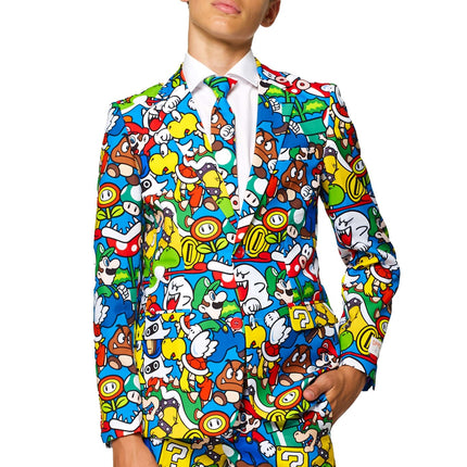 Super Mario Anzug Junge Teen OppoSuits