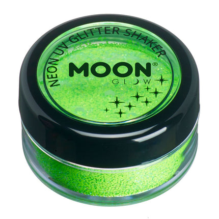 Moon Glow Neon UV Glitter Shaker Grün 5g