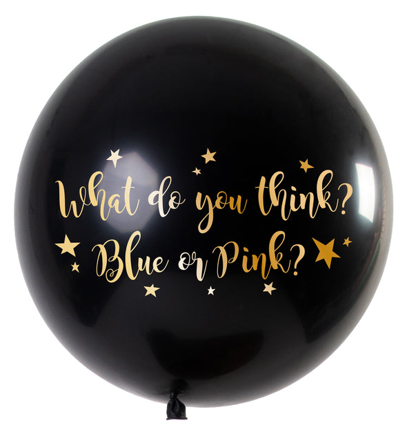 Gender Reveal Ballon Junge Metallic Junge 90cm