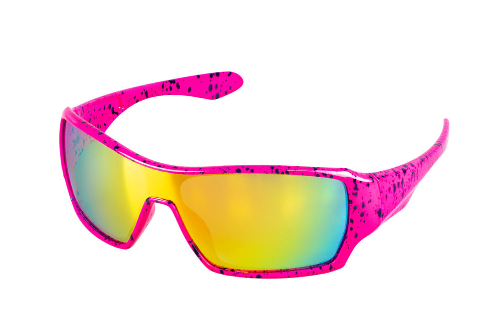 Neon Rosa Brille 80'S