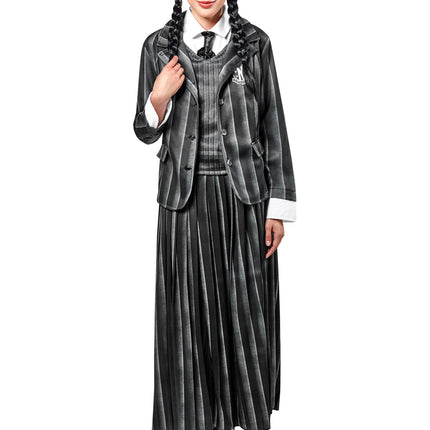 Halloween Kostüm Mittwoch Addams Uniform