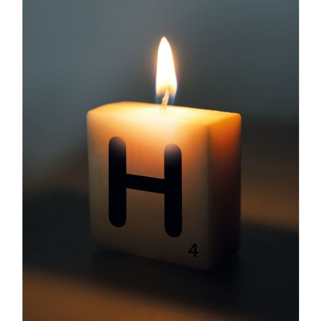 Buchstabe Kerze H 4cm
