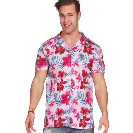 Hawaii Hemd Flamingo