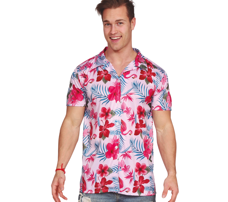 Hawaii Hemd Flamingo