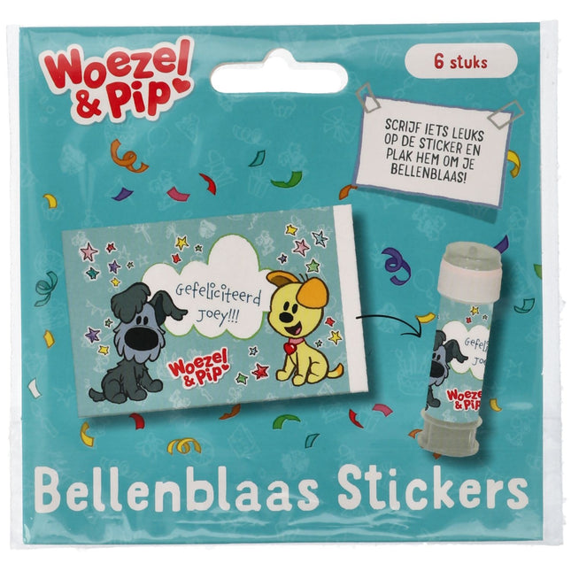 Woezel En Pip Bubble Blow 6pcs