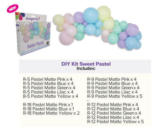 Ballons DIY Ballon Kit Sweet Pastel