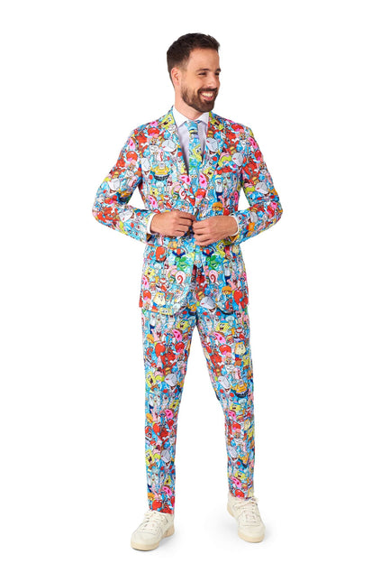 SpongeBob Frenzy Anzug Männer OppoSuits