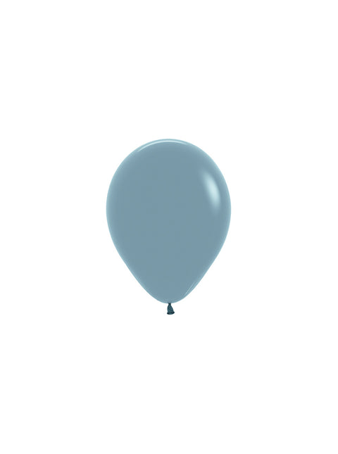 Ballons Pastell Dämmerungsblau 12cm 50Stk