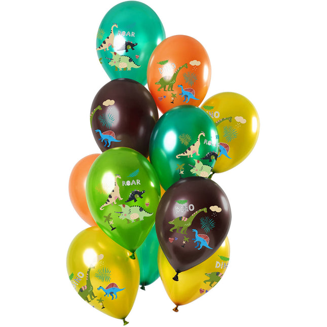 Dinosaurier Ballons 30cm 12Stück