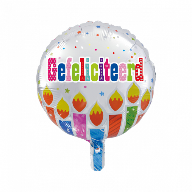 Heliumballon Glückwunsch 45cm leer