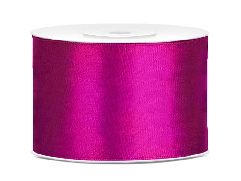 Satinband Fuchsia Dunkel 50mm 25m