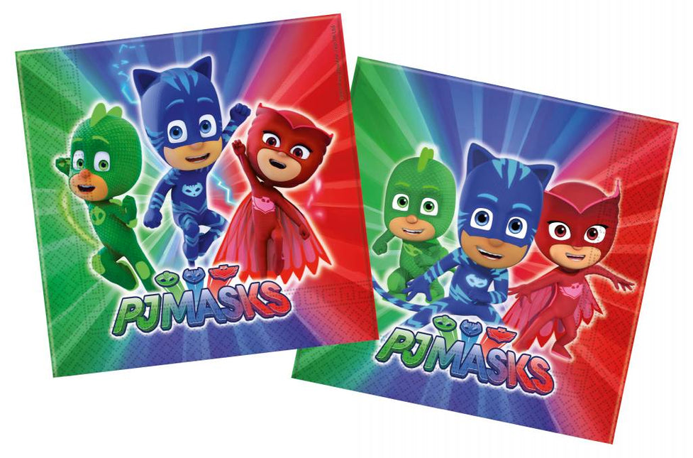 Pj Masks Servietten 33cm 20Stück