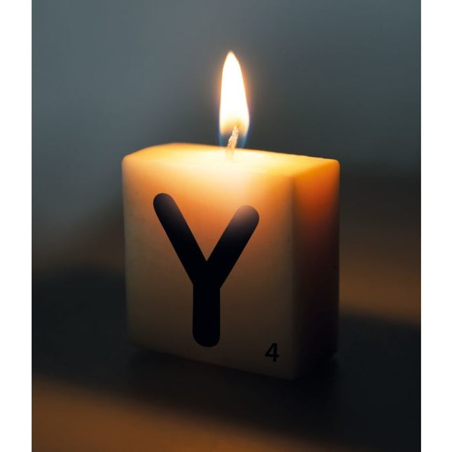 Buchstabe Kerze Y 4cm