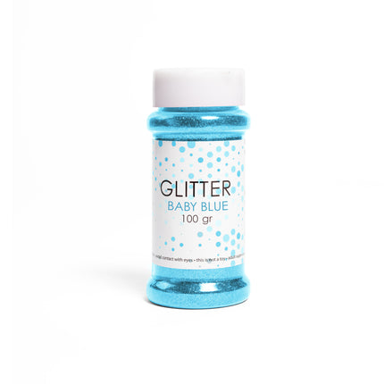 Hellblau glitzernd 100gr