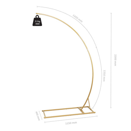 Gold Kronleuchter Ständer 2,3m