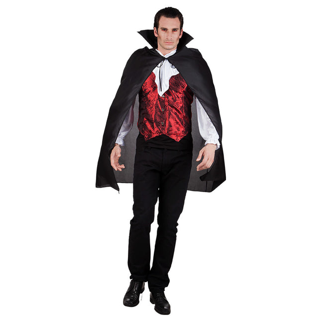 Halloween Cape Schwarz 1.2m