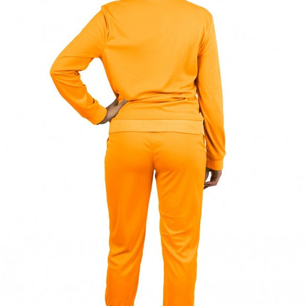 Trainingsanzug Damen Neon Orange