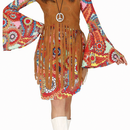 Hippie 60S Kleid Damen