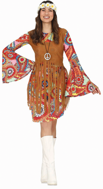 Hippie 60S Kleid Damen