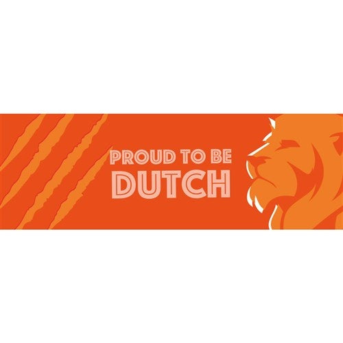 Niederlande Banner Proud To Be Dutch 2.2m