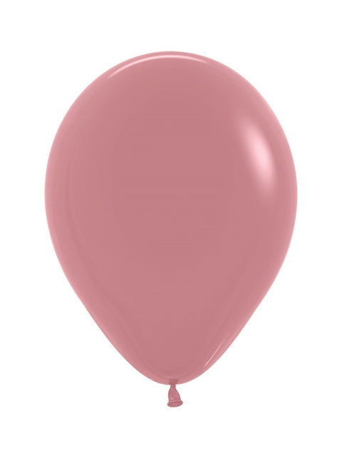 Luftballons Rosenholz 25cm 100Stk